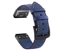 Watchband for Garmin Fenix 6 6X Pro 5 5X Plus 3Hr Leather Band for Approach S62 S60 3 Hr Watch Quick Release Easyfit Wrist Strap/C/for Feni* 3 Hr