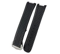Watchband For Omega AQUA TERRA AT150 Ultra Light 8900 Silicone Premium Deployment Buckle Watch Strap