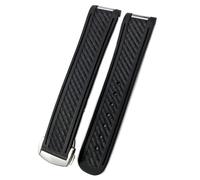 Watchband For Omega AQUA TERRA AT150 Ultra Light 8900 Silicone Premium Deployment Buckle Watch Strap