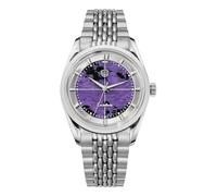 watchdives Arctic 36mm VH31 Quartz Watch WD1954 Sapphire Crystal Wristwatch Japan Smooth Sweep Seconds Movement, 100m Waterproof Watch with 316L Stainless Steel Bracelet