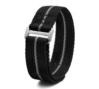 watchdives Nylon Watch Band, Hook and Loop Fasteners One Piece Watch Strap 20mm 22mm, Sport Watch Bands for Men Women, Fit for 6.3-9.0 inch Wrists