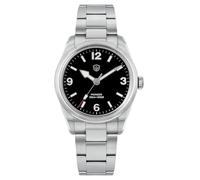 watchdives WD1960S V2 36.5mm Men's Quartz Watch, VH31 Sweep Second | Sapphire/K1 Crystal, 316L Stainless Steel, 100M Water Resistant, BGW9/C3 Lume, 10.6mm Slim Profile, Solid Bracelet
