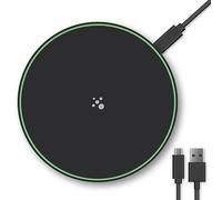 WATCHEM 15W Fast Wireless Charger Pad - Qi Certified Slim Charging Pad with USB C - Phone Charger for iPhone, Samsung Galaxy, Qi Enabled Phones