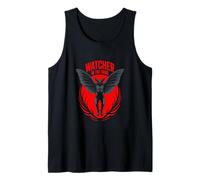 Watcher in The Dark Mothman Cryptid Horror Gothic Tank Top