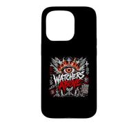 Watchers Above Heaven Is Not Silent Eye Flames Case for iPhone 15 Pro