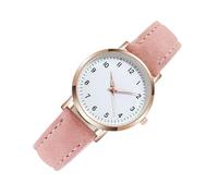Watches - Fashionable Casual Wristwatch | Leather Alloy Build, Luminous Function, Strap 22.5cm Length, 1.6cm Width, Case 3.25cm Diameter, 0.8cm Thickness, Timekeeping Accessory