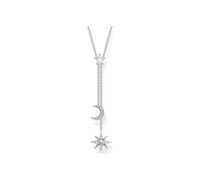 Thomas Sabo Women Necklace Star and Moon Silver 925 Sterling Silver KE1900-051-14