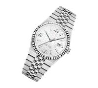 Watches for Men | Modern Precise Accessory with Adjustable Strap | Men's Sports Watches - For Family, Father, Boyfriend, Indoor & Outdoor Use, Home, Casual, Daily & Business, white, Consulte la