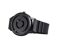 Watches for Men No Wrist Watch Magnetic Style Modern Future Quartz Hour- Men Men's Watch (Black, One Size)