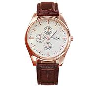 Watches for Mom Watches Men'S Quartz Watches Casual Simple Scale Business Watches Men'S Watches (F, One Size)