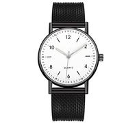 Watches for Women Clearance,Women Easy Read Everyday Watch with Numbers Casual Round Dial Black White Face Female Watch Analog Quartz Wrist Watch Personalised Gifts,B,A5K51A