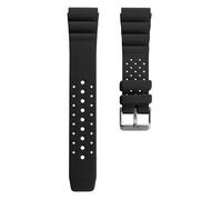 WatchGecko Abyss PU Rubber ProDive Watch Strap [Black, 20mm]