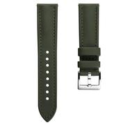 WatchGecko Atlas Sailcloth Strap, Green, 19mm