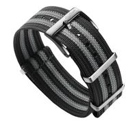 WatchGecko Ridge Nylon Watch Strap | Military Style Nylon Replacement Watch Band, Ridged Texture, Rugged, Quick-Drying And Secure For Outdoor Activities.