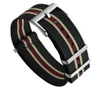 WatchGecko Ridge Nylon Watch Strap | Military Style Nylon Replacement Watch Band, Ridged Texture, Rugged, Quick-Drying And Secure For Outdoor Activities.