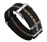 WatchGecko Ridge Nylon Watch Strap | Military Style Nylon Replacement Watch Band, Ridged Texture, Rugged, Quick-Drying And Secure For Outdoor Activities.