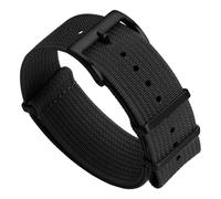 WatchGecko Ridge Nylon Watch Strap | Military Style Nylon Replacement Watch Band, Ridged Texture, Rugged, Quick-Drying And Secure For Outdoor Activities.