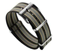 WatchGecko Ridge Nylon Watch Strap | Military Style Nylon Replacement Watch Band, Ridged Texture, Rugged, Quick-Drying And Secure For Outdoor Activities.