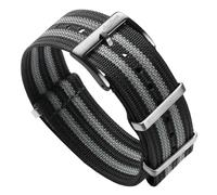 WatchGecko Ridge Nylon Watch Strap | Military Style Nylon Replacement Watch Band, Ridged Texture, Rugged, Quick-Drying And Secure For Outdoor Activities.