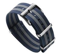 WatchGecko Ridge Nylon Watch Strap | Military Style Nylon Replacement Watch Band, Ridged Texture, Rugged, Quick-Drying And Secure For Outdoor Activities.
