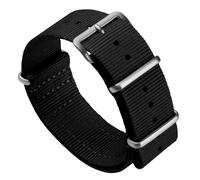 WatchGecko Standard Issue Nylon Watch Strap | Classic British MoD Inspired Nylon Watch Band, Stainless Steel Hardware, Double Layered, Military Style, Suits All Watches