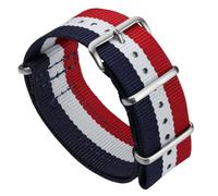 WatchGecko Standard Issue Nylon Watch Strap | Classic British MoD Inspired Nylon Watch Band, Stainless Steel Hardware, Double Layered, Military Style, Suits All Watches
