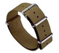 WatchGecko Standard Issue Nylon Watch Strap | Classic British MoD Inspired Nylon Watch Band, Stainless Steel Hardware, Double Layered, Military Style, Suits All Watches