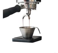 watchget 2oz Espresso Shot Cup, Espresso Measuring Cup with Handle and Insdie Mark Stainless Steel Measuring Shot Cup for Barista Cafe Home Professional Espresso Coffee Accessories, Basic