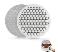 watchget 51mm Espresso Puck Screen Reusable Mesh Coffee Filter 0.8mm Thickness Puck Screen Stainless Steel Lower Shower Screen for 51mm Protafilter Basket