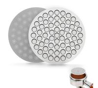watchget 51mm Espresso Puck Screen Reusable Mesh Coffee Filter 0.8mm Thickness Puck Screen Stainless Steel Lower Shower Screen for 51mm Protafilter Basket