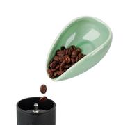 watchget Coffee Beans Dosing Cup - Ceramic Single Dose Measuring Tray for Coffee Beans, Loose Tea, Spices and More, Premium Dosing Jar, Cyan