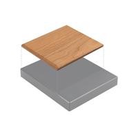 watchget Coffee Scale Wooden Pad Heatproof Pad for TIMEMORE Basic Digital Coffee Scale