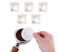 watchget Espresso Paper Filter 58mm, Disposable Coffee Filter Paper Espresso Filter Puck Screen Portafilter Paper Compatible with 58mm Portafilters Baskets Espresso Coffee Maker, 500 Pieces