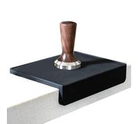 watchget Espresso Tamping Mat, Coffee Tamper Mat, Black Food Grade Silicone Pad, 8Inch X 6Inch Coffee Tamping Mat, Portafilter Mat For Barista Espresso Machine Accessory, Waterproof and Heat Resistant