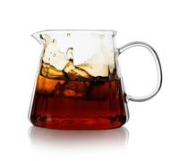 watchget Glass Coffee Carafe 600ml/20oz - Heat Resistant Borosilicate Coffee Server, Clear Pour Over Coffee Pot Maker, Ideal for Home, Office, and Café