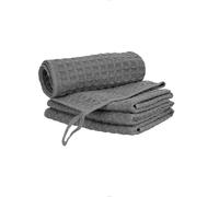 watchget Microfiber Cleaning Cloth,Barista Micro Cloth 4 Pack-Microfiber Barista Towels Espresso Towel Coffee Machine Towel, Steam Wand rag, Kitchen Cleaning Towels Waffle Weave Dark Grey(12"x12")