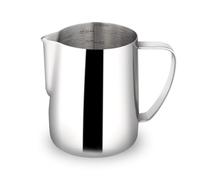 watchget Milk Frothing Pitcher 20oz/600ml Stainless Steel Espresso Steaming Pitcher for Espresso Machines Coffee Frothing Cup Cappuccino Latte Art Milk Jug Cup