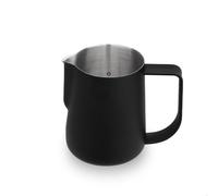 watchget Milk Frothing Pitcher 250ml/8oz, Stainless Steel Espresso Steaming Jug, Cappuccino Latte Art, Coffee Machine Accessories Barista Steam Frother Pitcher, Black