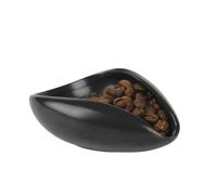 watchget Upgraded 30g Ceramic Coffee Dosing Cup & Tea Storage Tray, Single Dose Measuring Container for Coffee Beans & Loose Leaf Tea Dosing Vessel, Black