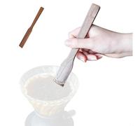 watchget Wooden Coffee Stirrer Stick 23.5cm French Press Spoon Reusable Coffee Brewer Stirrer for Coffee Maker