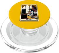 Watching Anime Girl Manga Eating Ramen Tarot Card PopSockets PopGrip for MagSafe