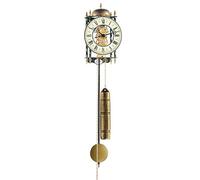 Watching Clocks Hermle Lester Mechanical Pendulum Wall Clock - Wrought Iron - Strike on Hour