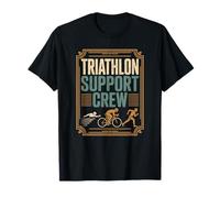 Watching The Race with The Vintage Triathlon Support Crew T-Shirt