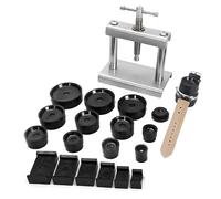 Watchmaker Tool Set, Watch Press Set - Watch Case Press with 18 Pressure Shapes - Watch Repair Tool Set for Watch Repair, Compression Springs & Closure Systems