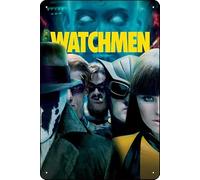 Watchmen (2009) Movie Poster Movie Vintage Tin Poster Metal Tin Sign Art Plaque Sign For Bar Restaurant Garage Cafe Wall Decor 8 x 12 Inch