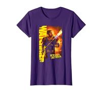 Watchmen Comedian Smoke 'Em T-Shirt, Women, Purple, X-Small