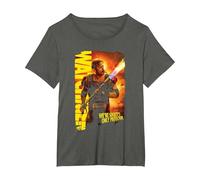 Watchmen Comedian Smoke 'Em T-Shirt, Women's Plus, Asphalt Grey, 6X