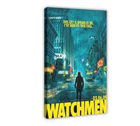 Watchmen Rorschach The City Is Afraid of Me. I've Seen Its True Face. Superhero Movie Poster Canvas Poster Wall Art Decor Print Picture Paintings for Living Room Bedroom Decoration 08x12inch(20x30cm)