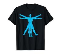 Watchmen Vitruvian Dr. Manhattan T-Shirt, Men, Black, Large