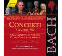 Watchorn(Hpd) - Bach: Concerti, BWV 972-987 - Arrangements Of Other Composers (Edition Bachakademie Vol 111)/Watchorn (Harpsicord)